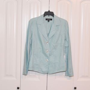 Kasper Linen Cotton Jacket Size 12P
